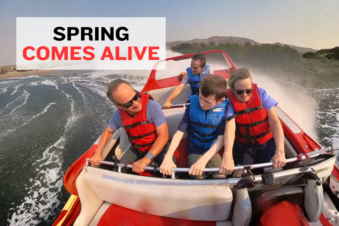 spring river wildlife viewing with active nature and calm scenic drift experience