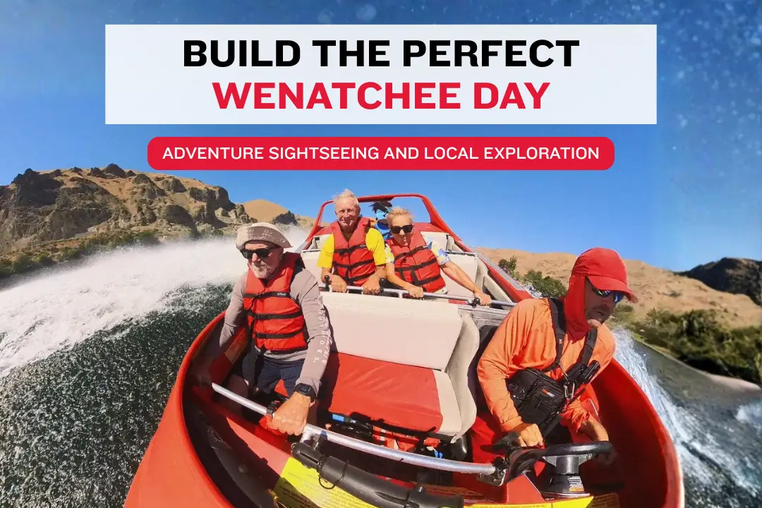 Wenatchee day itinerary featuring Wiley’s Boat Rides local attractions and Columbia River scenery