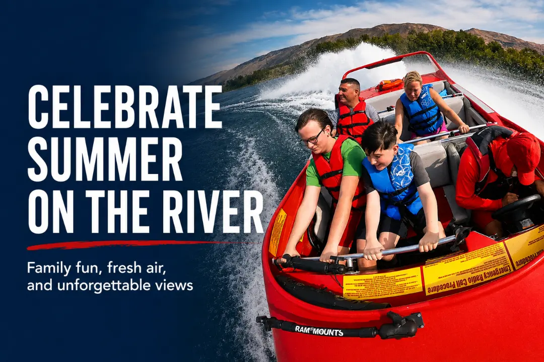 Red, White & River Views: Celebrate July on a Columbia River Boat Ride 1 July 4th family outing on a scenic Columbia River boat ride in Wenatchee
