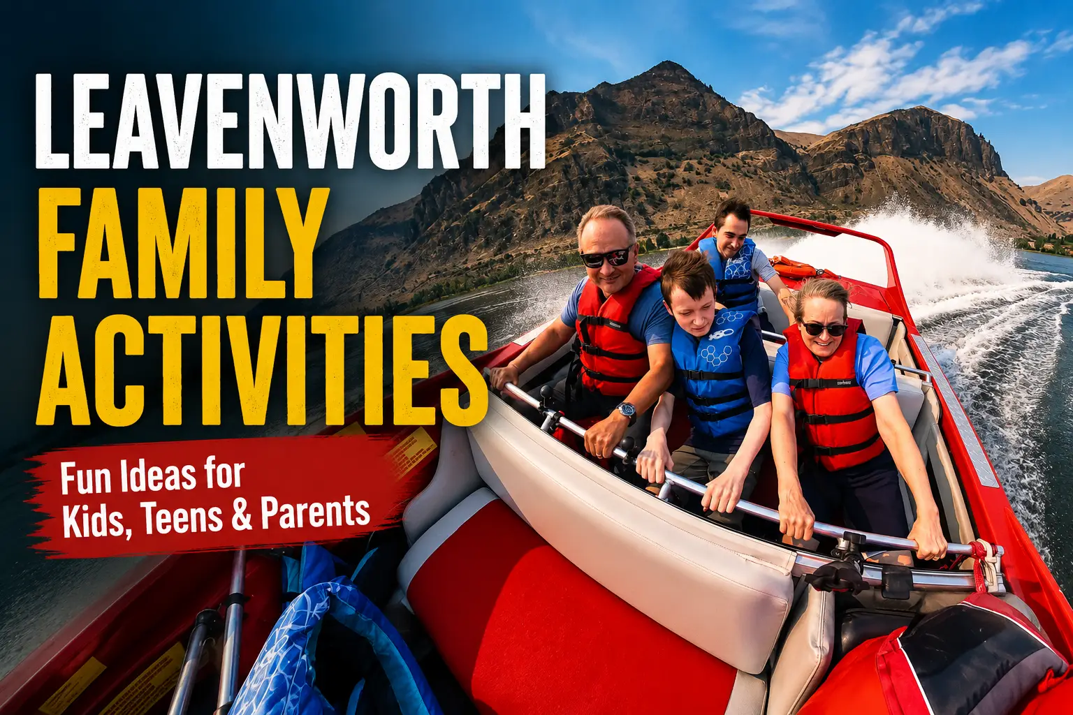 Leavenworth, WA Things to Do: Alpine Coaster, Whitewater Rafting & a Wenatchee Jet Boat Day Trip 2 Leavenworth family activities with kids parents outdoor attractions and scenic village stops