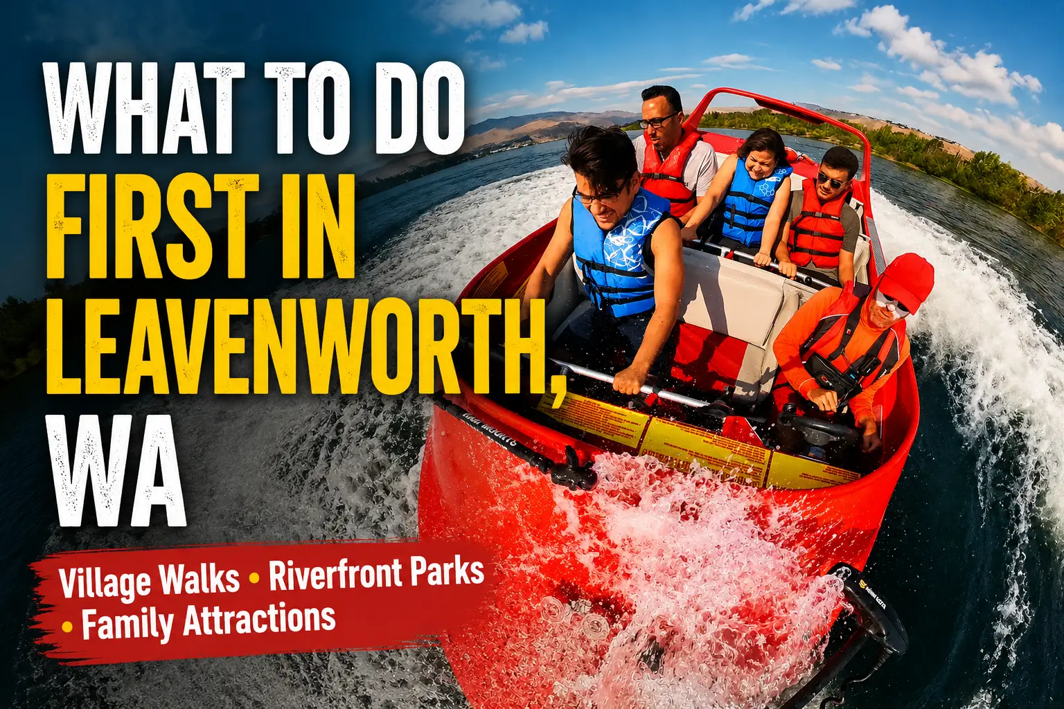 Leavenworth, WA Things to Do: Alpine Coaster, Whitewater Rafting & a Wenatchee Jet Boat Day Trip 1 things to do in Leavenworth WA for first-time visitors with shops parks and family attractions