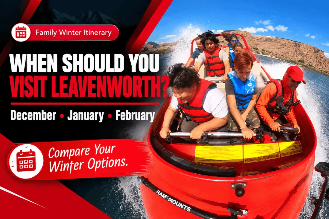 Best time to visit Leavenworth in winter comparison for December, January and February trips