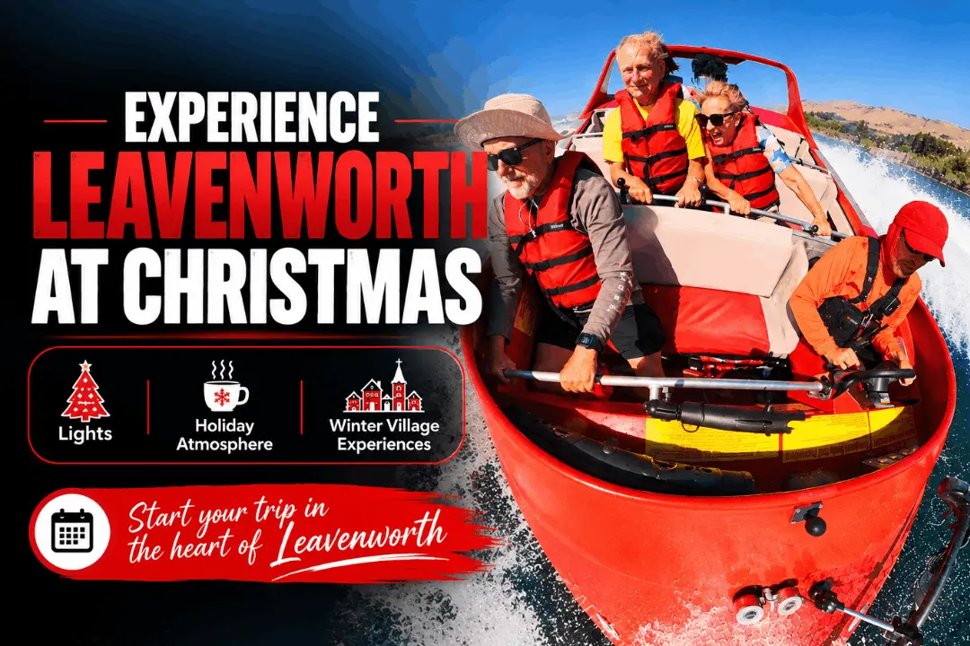 Leavenworth Christmas activities and Village of Lights during a Central Washington winter trip